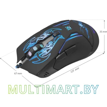 Игровая мышь Defender Bionic GM-250L картинка 11